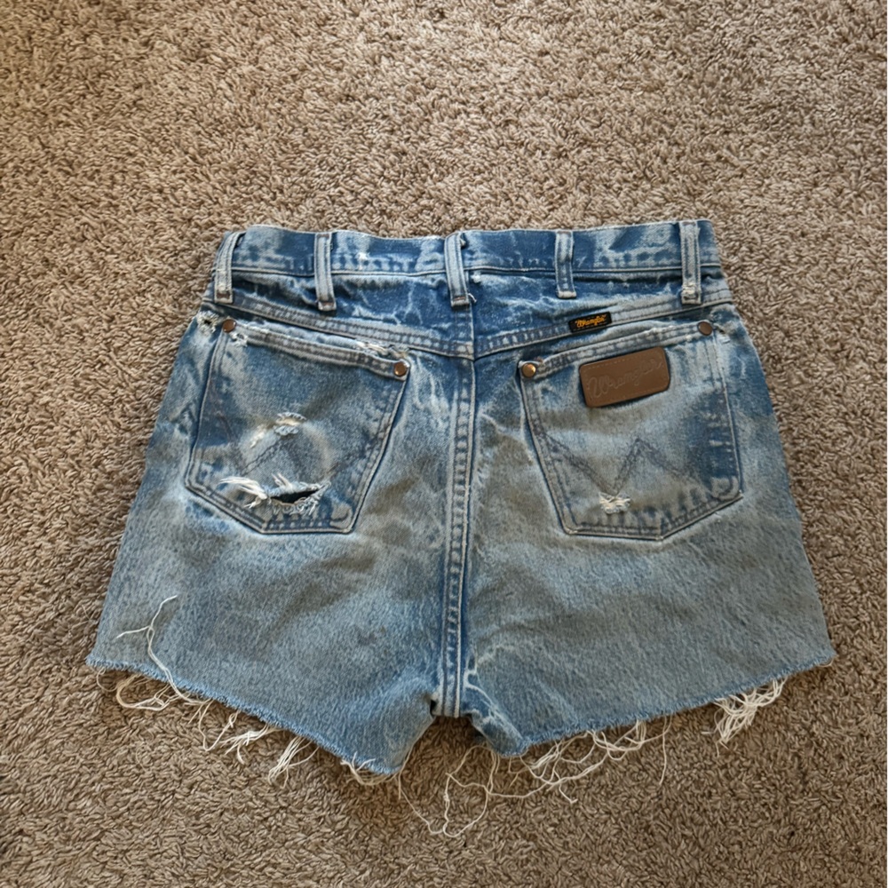 Vintage Wrangler Distressed Denim Shorts